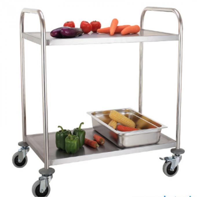 Factory Manufacturer Stainless Steel Tray Designs Room Service Trolley
